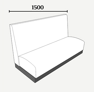 Seating length 1500