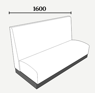 Seating length 1600