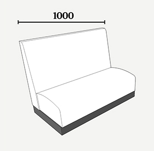 Seating length 1000