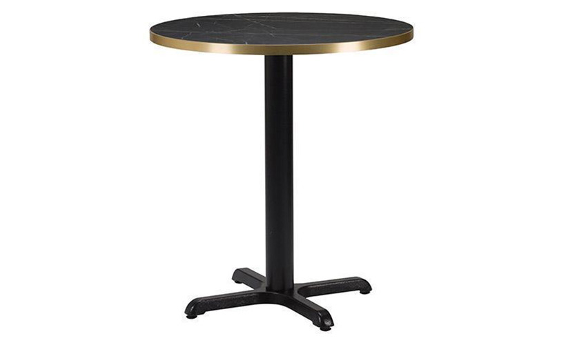 Black Pietra/Gold Edge (Round) - Atlas Base 