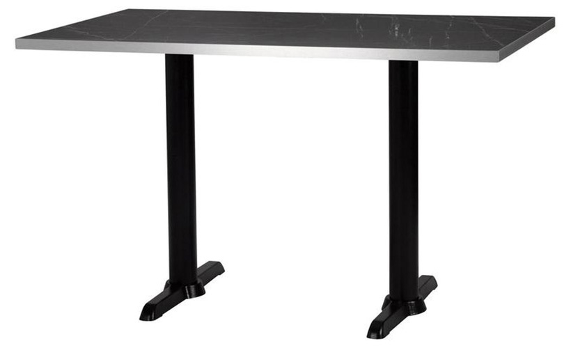 Black Pietra/Silver Edge (Rectangular) - Atlas Base 