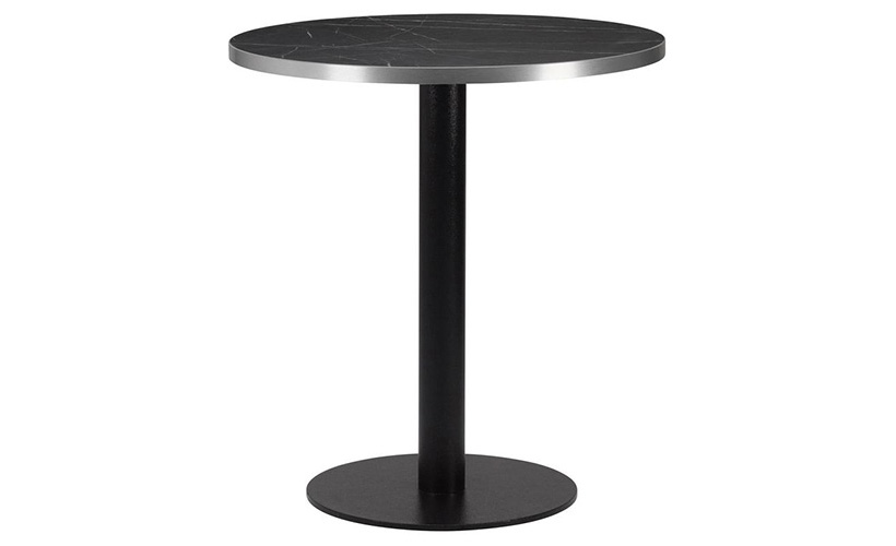 Black Pietra/Silver Edge (Round) - Titan Base 