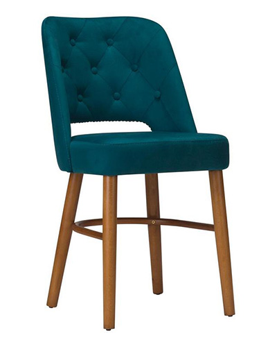 Alasia Side Chair - Float Button - Fully Upholstered 