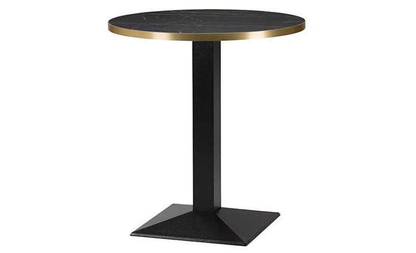 Black Pietra/Gold Edge (Square) - Hudson Base 