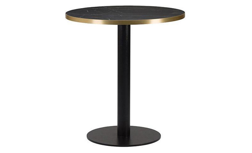 Black Pietra/Gold Edge (Round) - Titan Base 