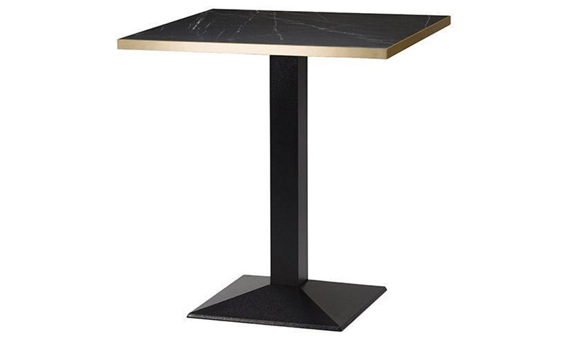 Black Pietra/Gold Edge (Round) - Hudson Base 