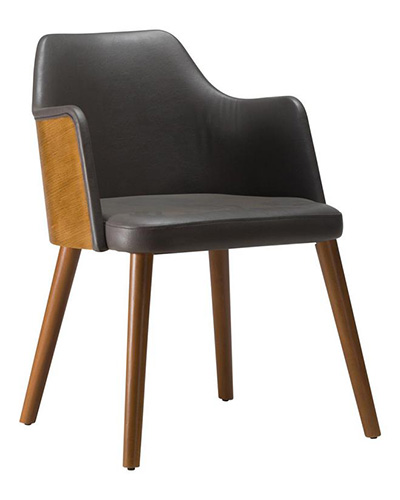 Wave Armchair Onset Veneer Back 